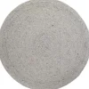Tapis rond Neethu gris (110 cm)