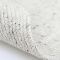 Tapis rond Neethu naturel (110 cm)