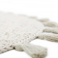 Tapis rond Nila écru (110 cm)