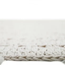 Tapis rond Nila écru (110 cm)