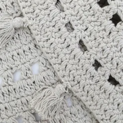 Tapis rond Nila gris perle (120 cm)