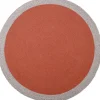 Tapis rond Nolan rouge (120 cm)