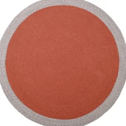Tapis rond Nolan rouge (120 cm)