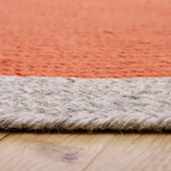 Tapis rond Nolan rouge (120 cm)