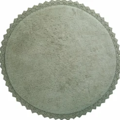 Tapis rond Perla Olive (110 cm)