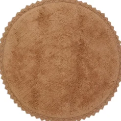 Tapis rond Perla Toffee (110 cm)