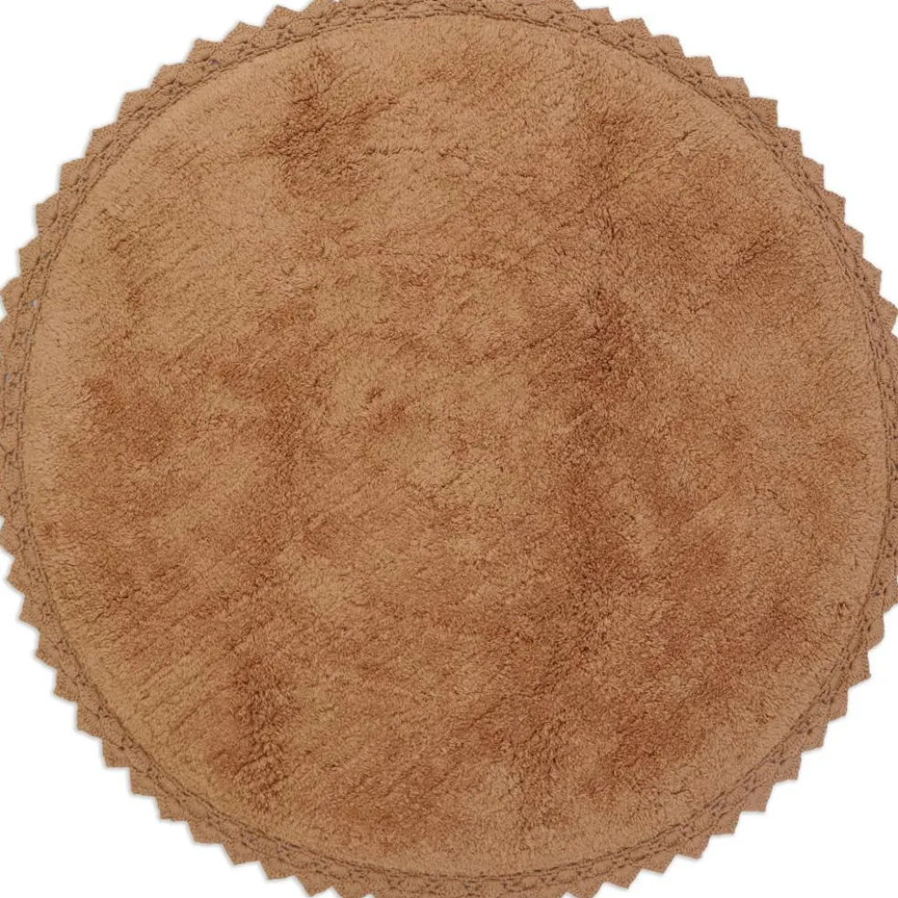 Tapis rond Perla Toffee (110 cm)
