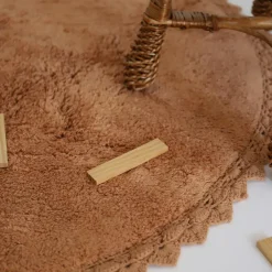 Tapis rond Perla Toffee (110 cm)