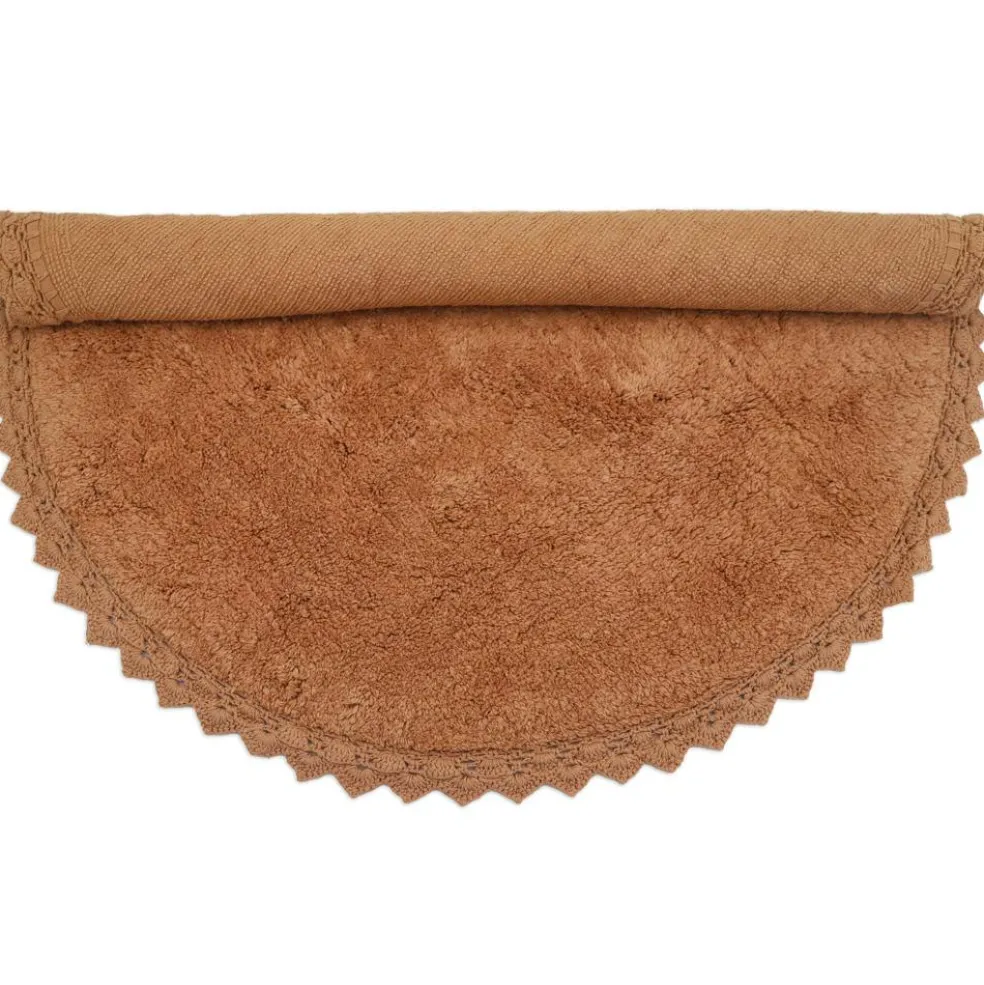 Tapis rond Perla Toffee (110 cm)