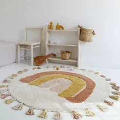 Tapis rond Rainbow Toffee (110 cm)