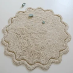 Tapis rond Sweet April Ecru (110 cm)