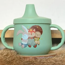 Tasse à bec en silicone Câlin (240 ml)