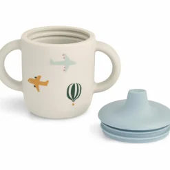 Tasse à bec en silicone Neil Aviator Ecru