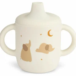 Tasse à bec en silicone Neil Elephant Crème de la crème