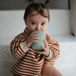 Tasse à bec en silicone Powder Blue