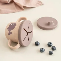 Tasse à bec et snack Wally Rose