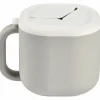 Tasse à goûter en silicone gris velours