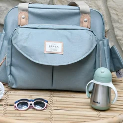 Tasse à paille en inox vert sauge (250 ml)