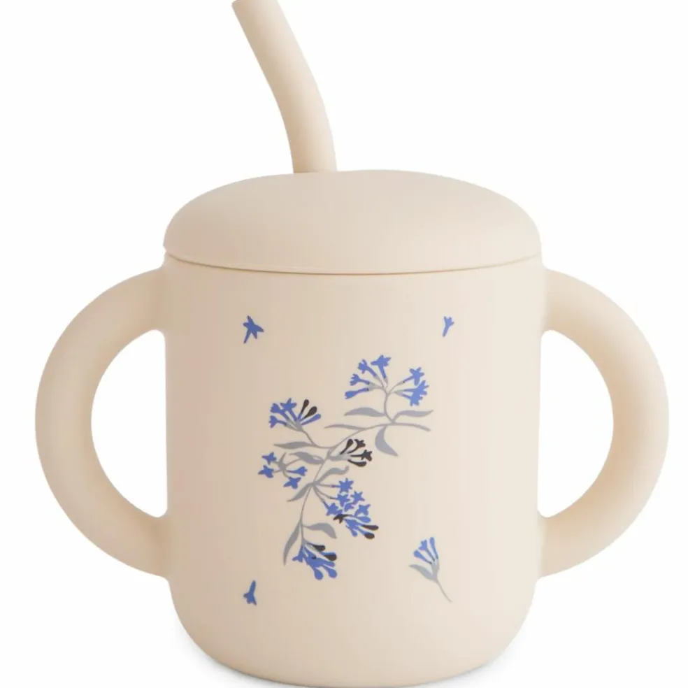 Tasse à paille Lilac Flowers