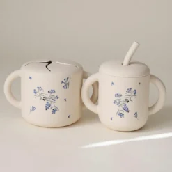 Tasse à paille Lilac Flowers