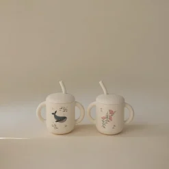 Tasse à paille Whales