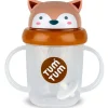 Tasse antifuite avec paille lestée Renard (200 ml)