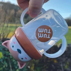 Tasse antifuite avec paille lestée Renard (200 ml)