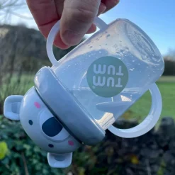 Tasse antifuite avec paille lestée Koala (200 ml)