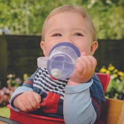 Tasse antifuite avec paille lestée Chouette (200 ml)