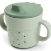 Tasse d'apprentissage Happy dots Vert