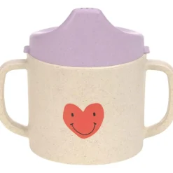 Tasse d´apprentissage Happy Rascals Coeur lavande