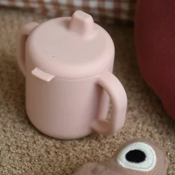 Tasse d'apprentissage silicone Barbe à papa