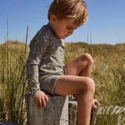 Tee-shirt anti-uv manches longues Ocean blue (1-2 ans)