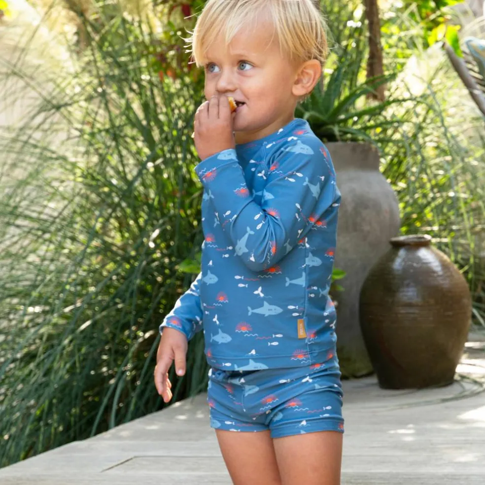 Tee-shirt anti-UV manches longues Shark (1-2 ans)