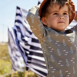 Tee-shirt anti-uv manches longues Ocean blue (6-12 mois)