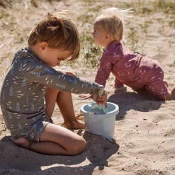 Tee-shirt anti-uv manches longues Ocean blue (6-12 mois)