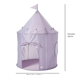 Tente en tissu recyclé Uni mauve