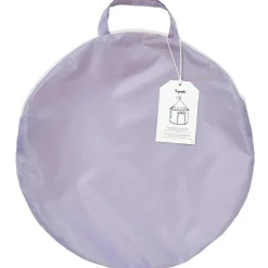 Tente en tissu recyclé Uni mauve