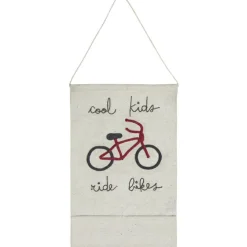 Tenture murale Cool kids ride bikes (45 x 70 cm)