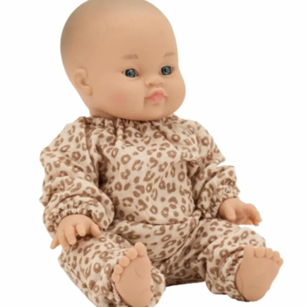 Tenue pour poupée Gaze Léopard (sans col)