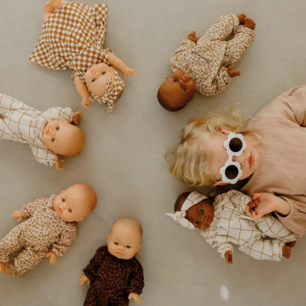 Tenue pour poupée Gaze Léopard (sans col)