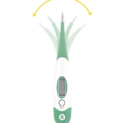 Thermomètre bébé à embout souple