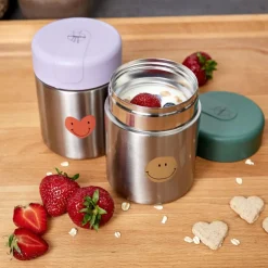 Thermos alimentaire Happy Rascals Coeur lavande