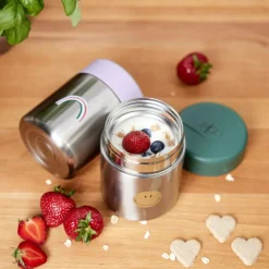 Thermos alimentaire Happy Rascals Smile vert