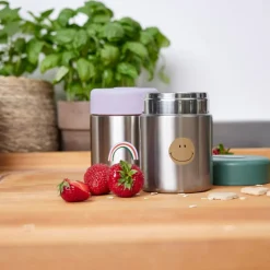 Thermos alimentaire Happy Rascals Smile vert