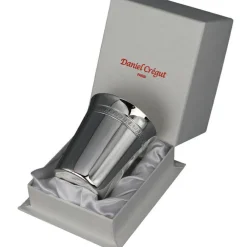 Timbale Chope Empire personnalisable (métal argenté) dans son coffret