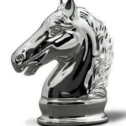 Tirelire Cheval personnalisable (métal argenté)