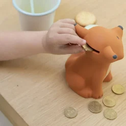 Tirelire César orange (13 cm)