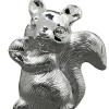 Tirelire Ecureuil (métal argenté)