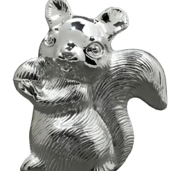Tirelire Ecureuil (métal argenté)